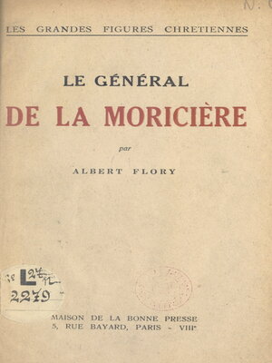 cover image of Le Général de La Moricière